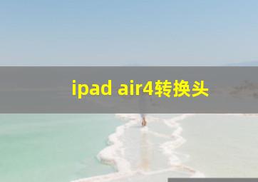 ipad air4转换头