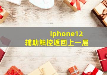 iphone12辅助触控返回上一层