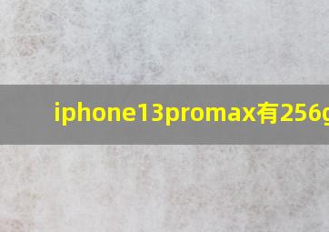 iphone13promax有256g的吗