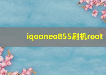 iqooneo855刷机root