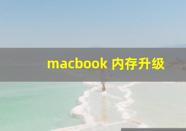 macbook 内存升级