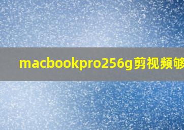 macbookpro256g剪视频够用吗