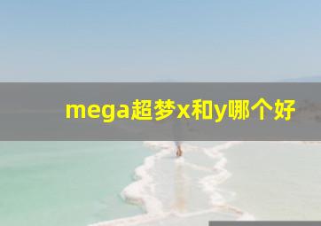 mega超梦x和y哪个好