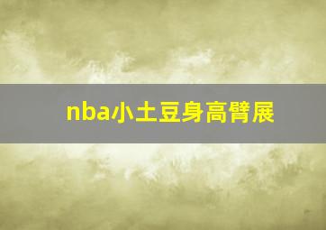 nba小土豆身高臂展