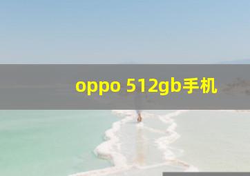 oppo 512gb手机