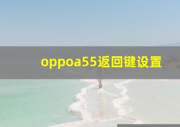 oppoa55返回键设置