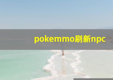 pokemmo刷新npc