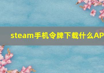 steam手机令牌下载什么APP