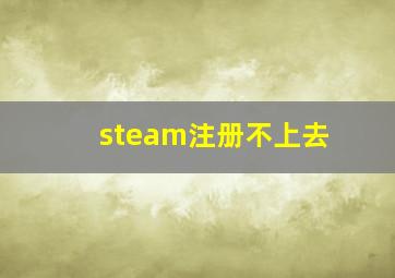 steam注册不上去