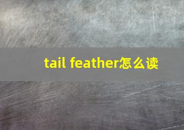 tail feather怎么读