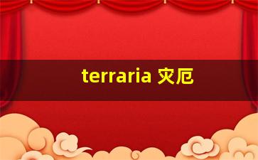 terraria 灾厄