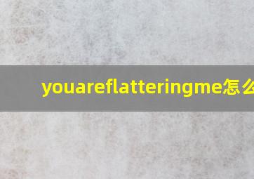 youareflatteringme怎么读